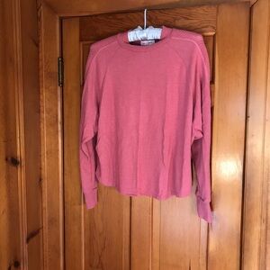 Treasure & Bond Soft Pink Knit Blouse Size L.